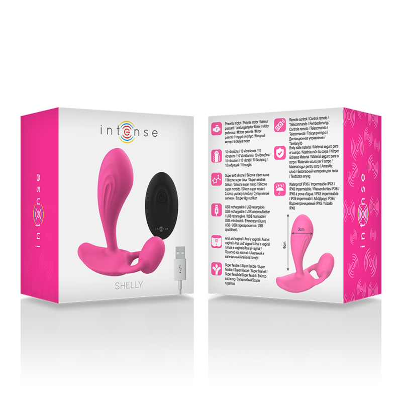 INTENSE - SHELLY PLUG TELECOMANDO ANALE ROSA – Telecomando – foto 5