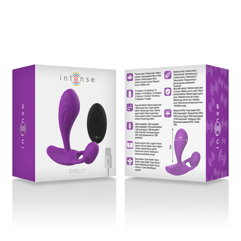 INTENSE - SHELLY PLUG ANAL REMOTE CONTROL VIOLA – Telecomando – foto 5