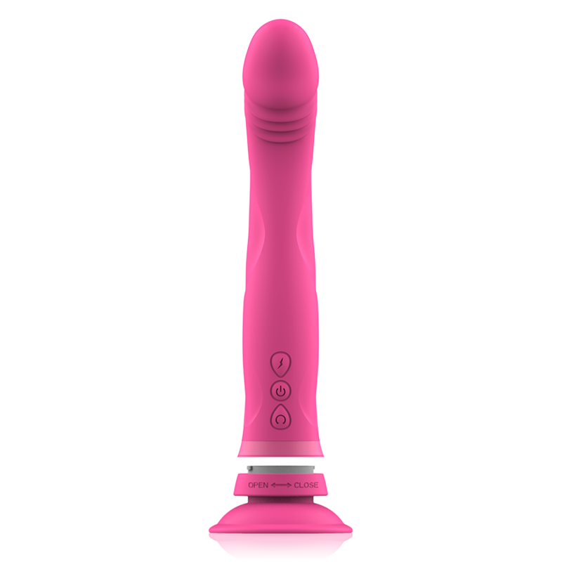 INTENSE - DILDO VIBRATORE IN SILICONE ROSA MICHELANGELO – Rotatori vibranti – foto 3