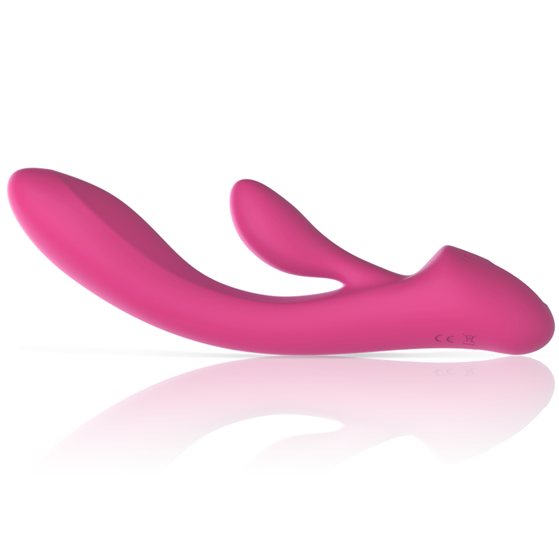 INTENSE - VIBRATORE LUIGI RABBIT SILICONE LIQUIDO ROSA – Vibratori di coniglio – foto 5