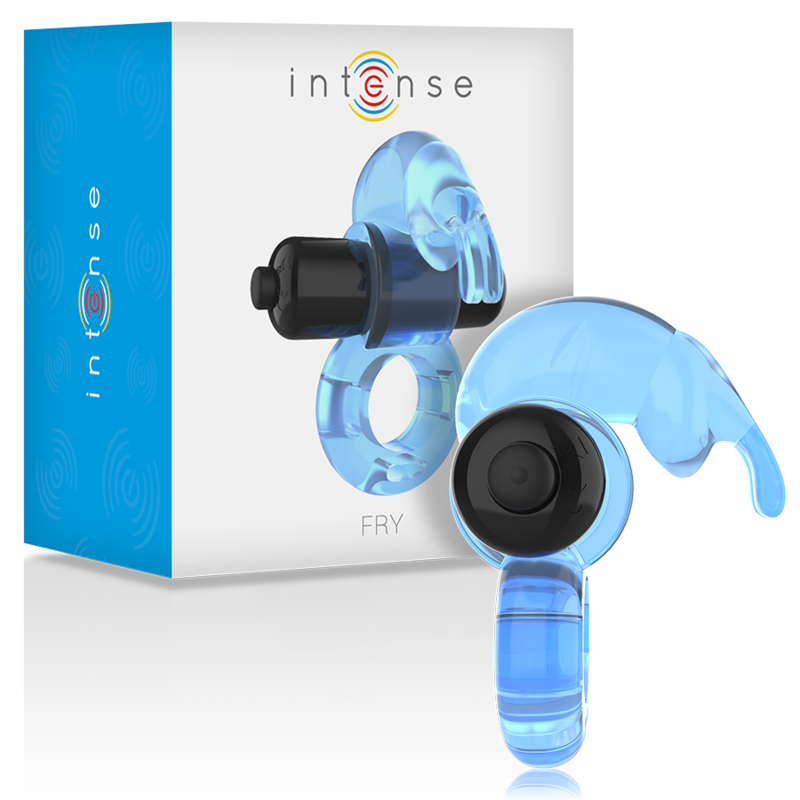 INTENSE - ANELLO VIBRANTE FRY BLU – Cockring con vibrazione