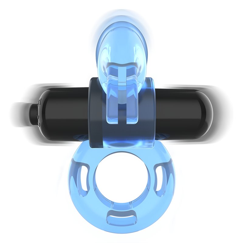 INTENSE - ANELLO VIBRANTE FRY BLU – Cockring con vibrazione – foto 3