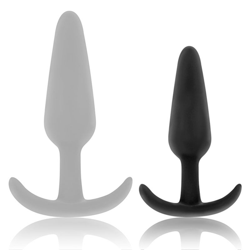 BLACK&SILVER - PLUG ANALE IN SILICONE HANSEL CON MANIGLIA PICCOLO – Tappi anali – foto 3