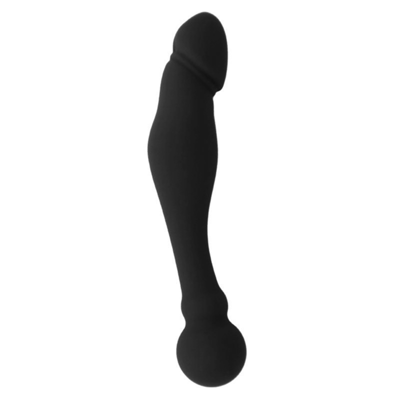 BLACK&SILVER - DILDO STIMOLANTE DEL PUNTO G KARL 18 CM – Dildo anali – foto 3