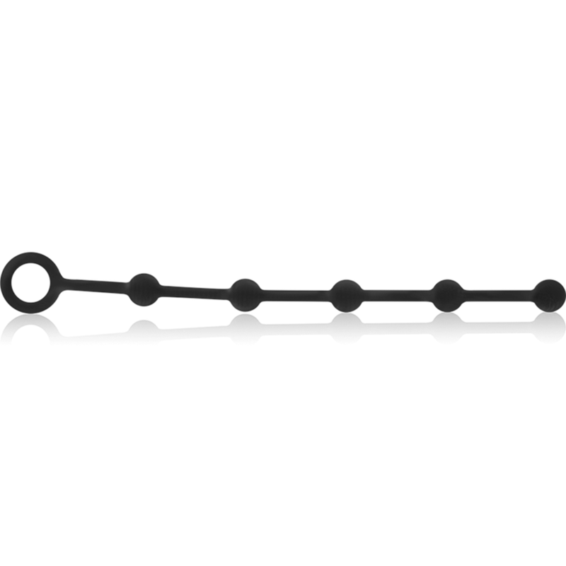 BLACK&SILVER - KORG ROSARIO ANALE INIZIAZIONE IN SILICONE 21 CM – Perline anali – foto 3