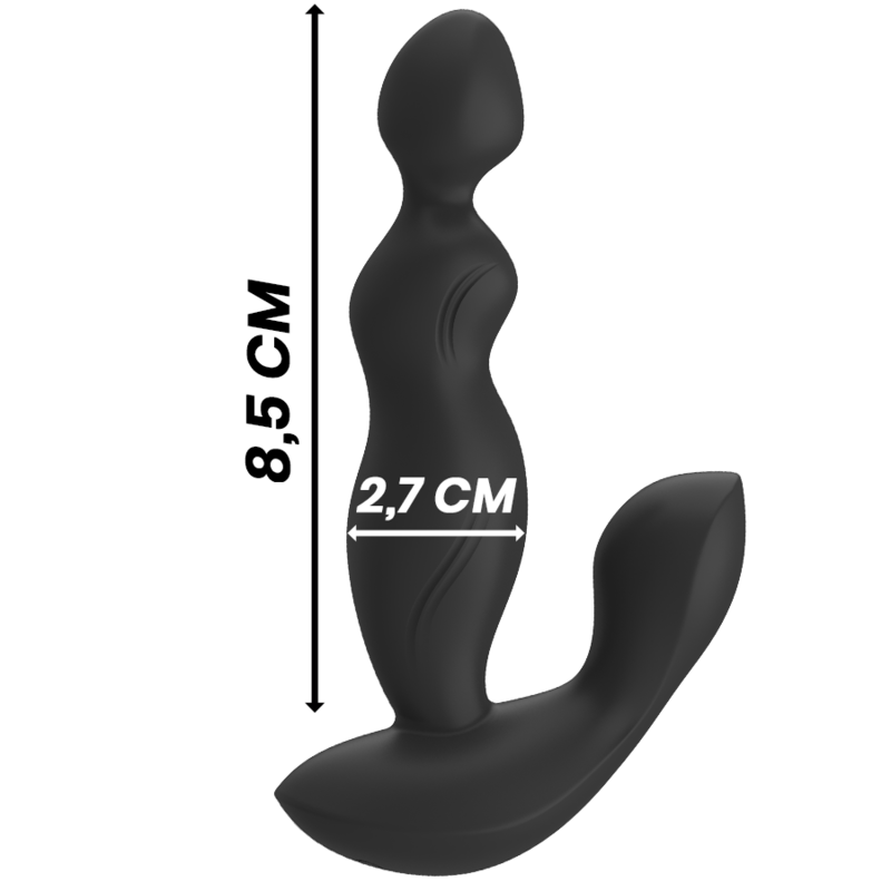 BLACK&SILVER - TELECOMANDO IN SILICONE PLUG ANALE CORA – Telecomando – foto 4