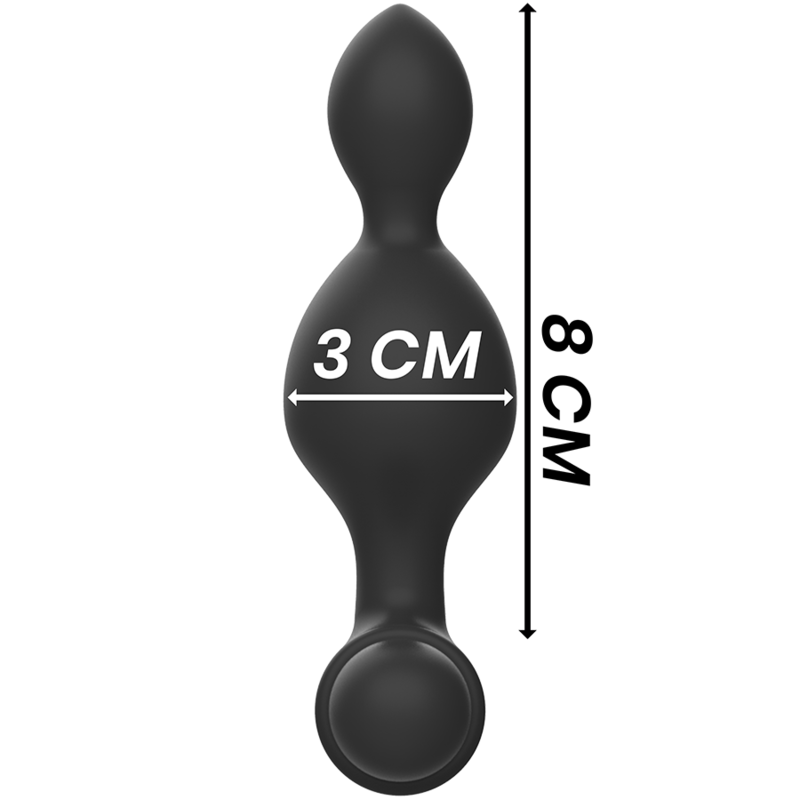 BLACK&SILVER - TELECOMANDO TELECOMANDO CON PLUG ANALE IN SILICONE PICCOLO TUCKER – Telecomando – foto 5