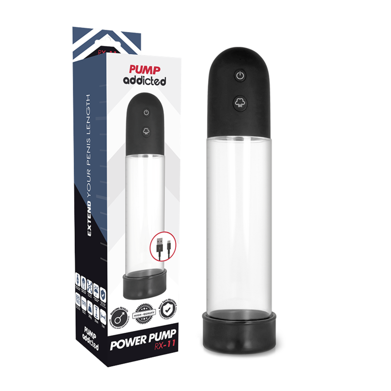 PUMP ADDICTED - POMPA DI EREZIONE AUTOMATICA RX11 – Pompa per l'ingrandimento del pene