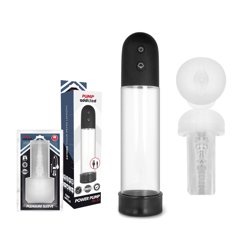 PUMP ADDICTED - RX11 AUTOMATICO CON MASTURBATORE – Pompa per l'ingrandimento del pene – foto 2