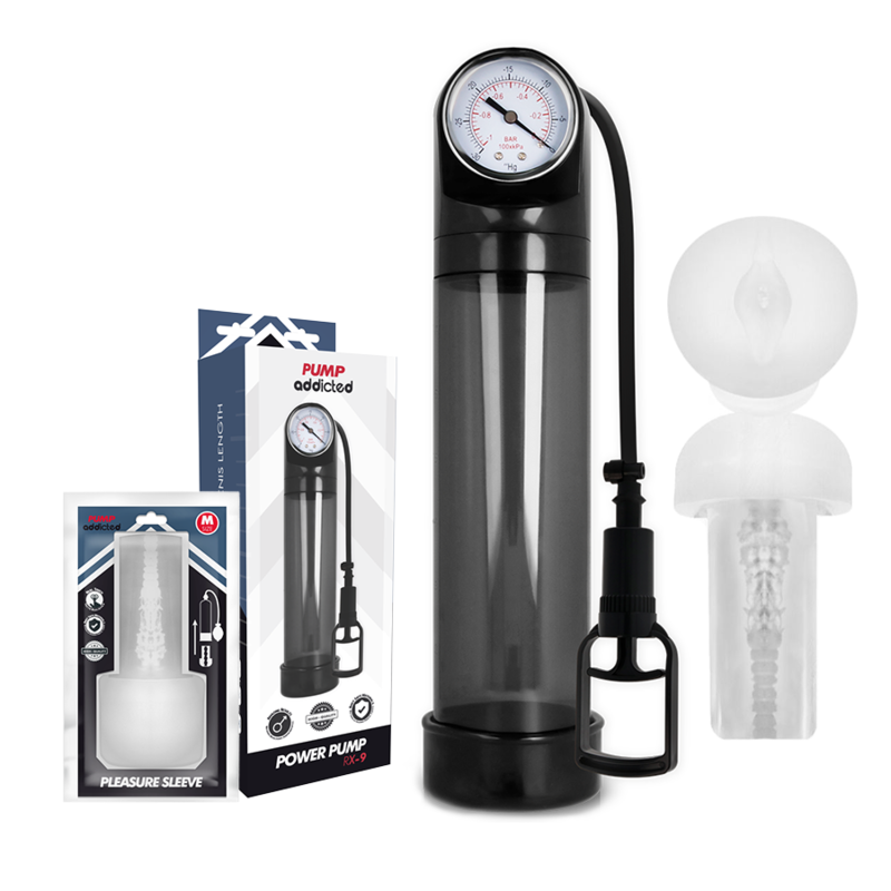 PUMP ADDICTED - RX9 NERO CON MASTURBATORE – Pompa per l'ingrandimento del pene – foto 2