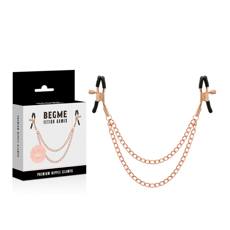 BEGME - BLACK EDITION PREMIUM PINZE PER CAPEZZOLI – Morsetti per capezzoli per sadomasochismo – foto 2
