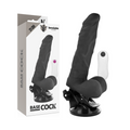 BASECOCK - VIBRATORE ARTICOLABILE TELECOMANDO NERO 21 CM -O- 5 CM – Telecomando