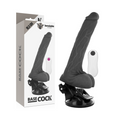 BASECOCK - VIBRATORE ARTICOLABILE TELECOMANDO NERO 18.5 CM -O- 4 CM – Telecomando
