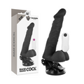BASECOCK - VIBRATORE ARTICOLABILE TELECOMANDO NERO 20 CM -O- 4.5 CM – Telecomando