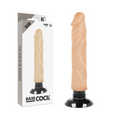 BASECOCK - VIBRATORE REALISTICO 2-1 NATURALE 20 CM -O- 4 CM – Vibratori realistici