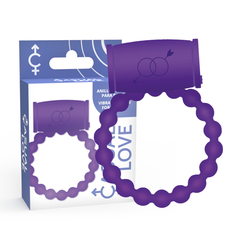 CASUAL LOVE - ANELLO VIBRATORE PER 25 COPPIE VIOLA – Cockring con vibrazione – foto 2