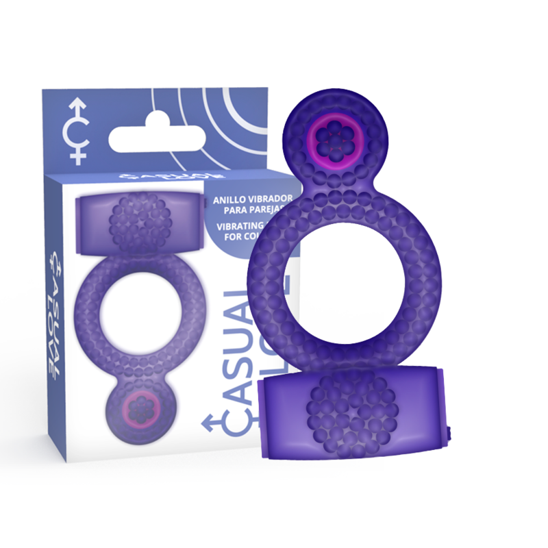 CASUAL LOVE - ANELLO DOUBLE PLEASURE LILLA – Cockring con vibrazione – foto 2