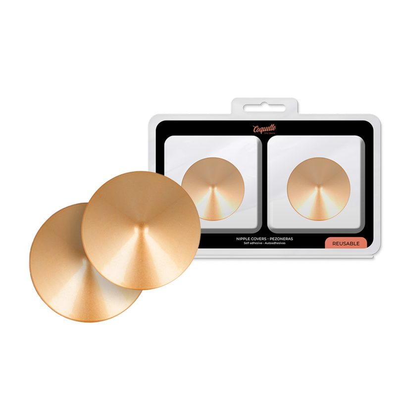 COQUETTE CHIC DESIRE - COPRI CAPEZZOLI CERCHI DORATI – Fodere