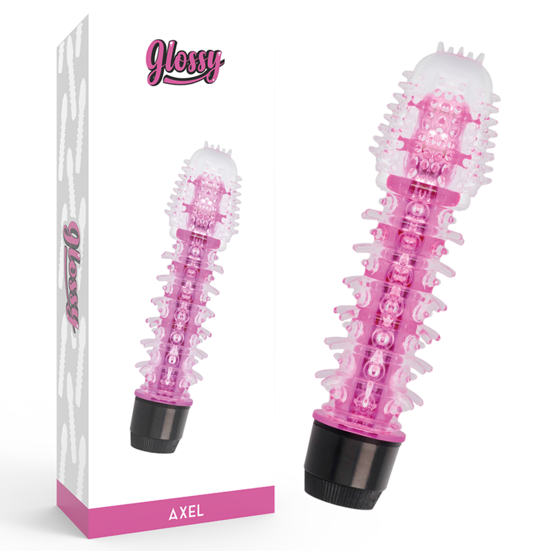 GLOSSY - VIBRATORE AXEL ROSA – Classici vibratori anali o vaginali