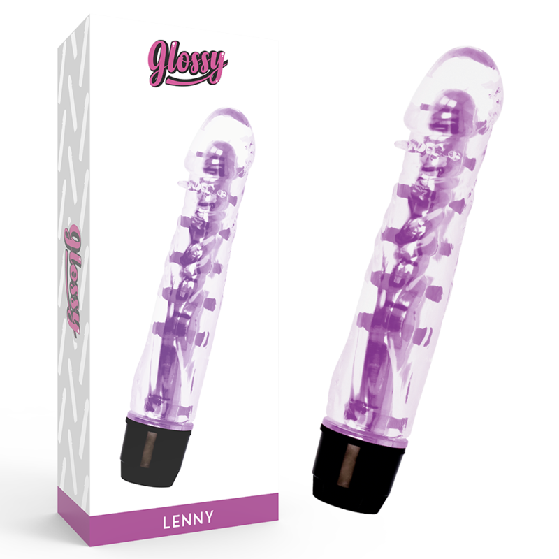 GLOSSY - LENNY VIBRATORE VIOLA – Classici vibratori anali o vaginali
