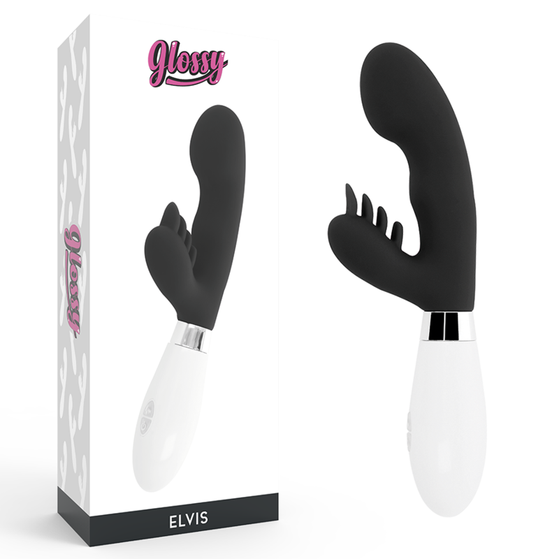 GLOSSY - ELVIS CONIGLIO NERO – Vibratori di coniglio