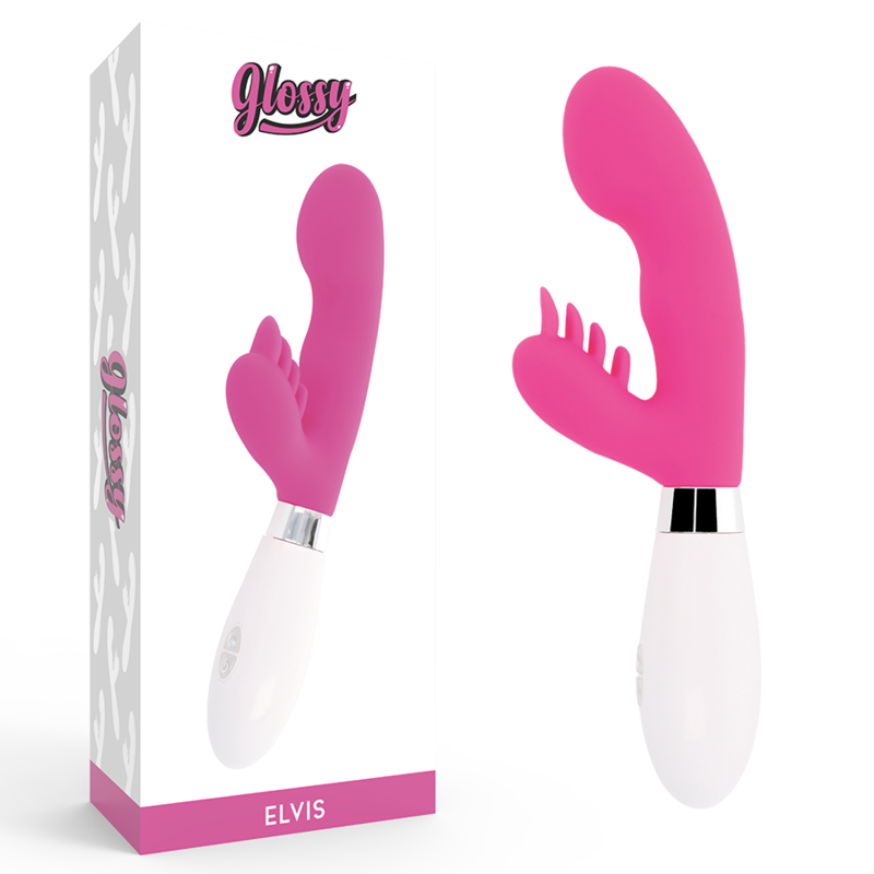 GLOSSY - CONIGLIO ELVIS ROSA – Vibratori di coniglio