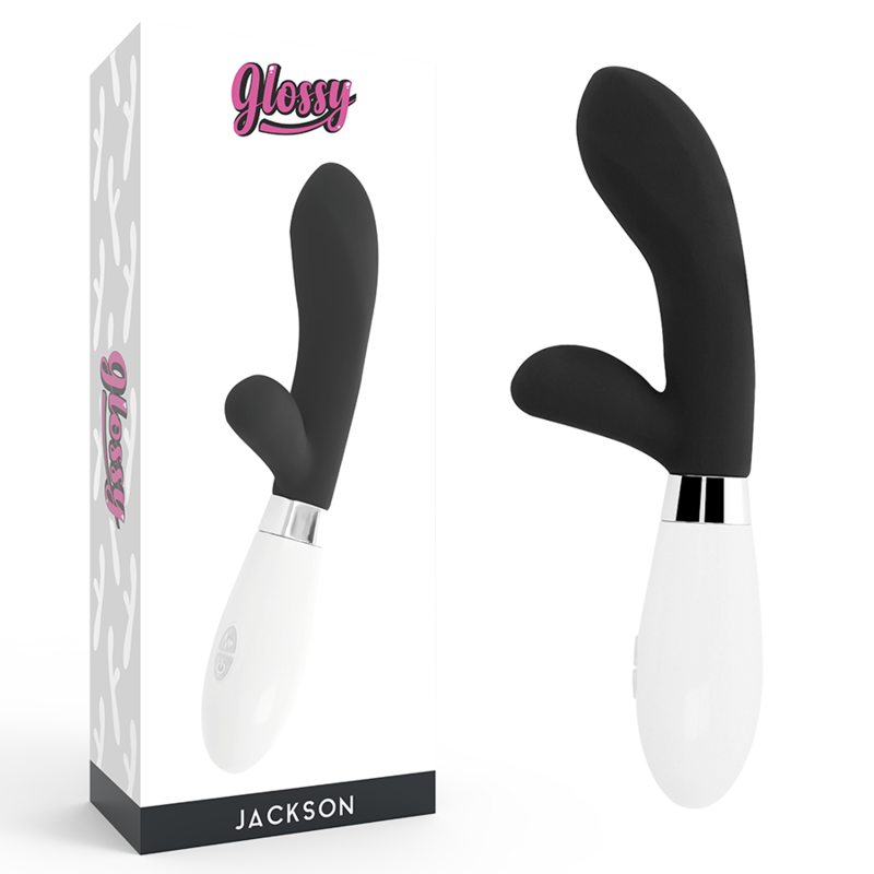GLOSSY - JACKSON CONIGLIO NERO – Vibratori di coniglio