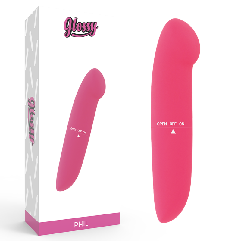 GLOSSY - PHIL VIBRATORE ROSA – Mini vibratori