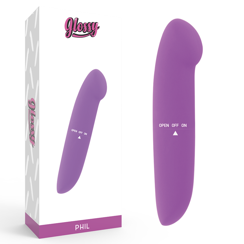 GLOSSY - VIBRATORE PHIL VIOLA – Mini vibratori