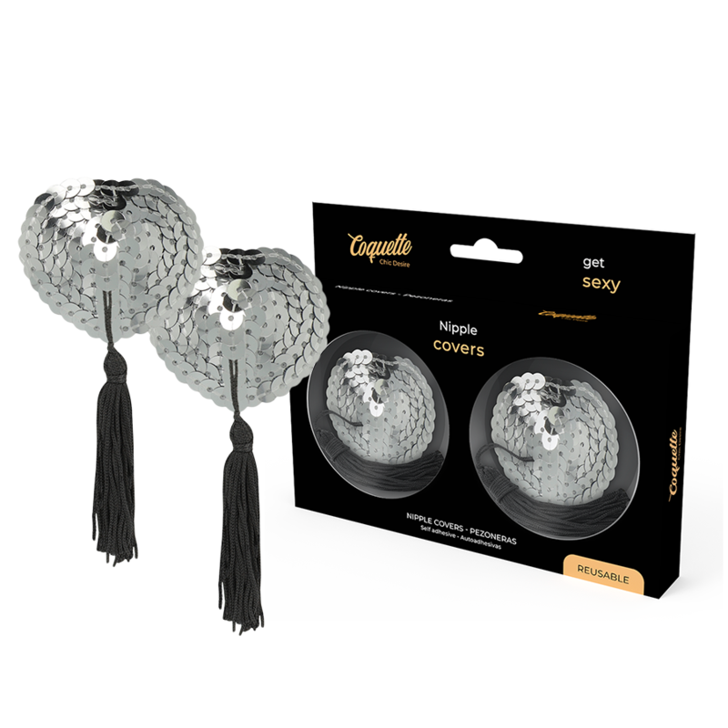COQUETTE CHIC DESIRE - COPRI CAPEZZOLO ARGENTO – Fodere
