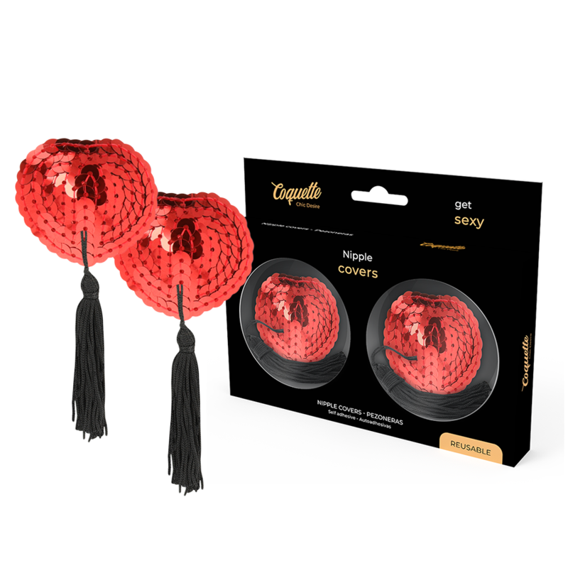 COQUETTE CHIC DESIRE - COPRI CAPEZZOLO ROSSO – Fodere