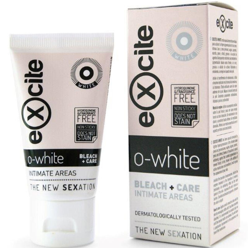 EXCITE - O BIANCO CANDEGGINA + CURA AREE INTIME 50 ML – Decolorante vaginale