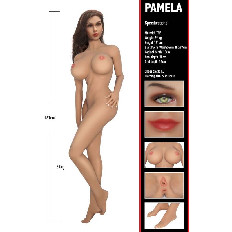 HIDDEN DESIRE - BANGER BABE PAMELA – Dimensioni reali delle bambole – foto 7