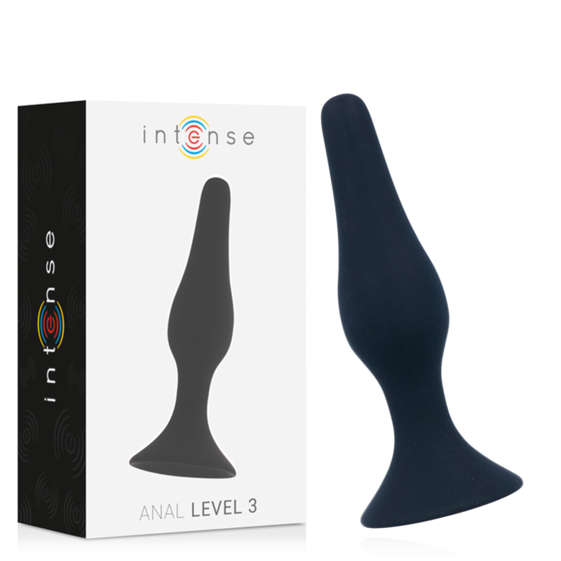 INTENSE - ANALE LIVELLO 3 12,5 CM NERO – Tappi anali