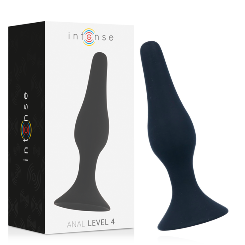 INTENSE - ANALE LIVELLO 4 15,5 CM NERO – Tappi anali