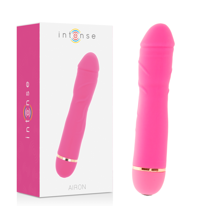 INTENSE - AIRON 20 VELOCIT SILICONE ROSA – Classici vibratori anali o vaginali