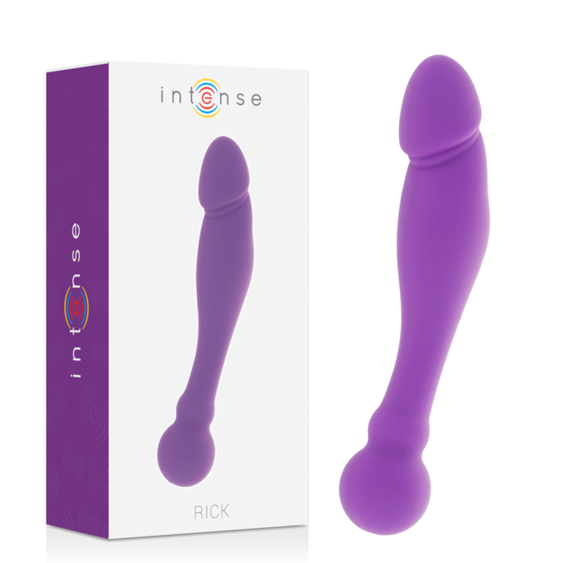 INTENSE - SILICONE RICK DUAL LILLA – Dildo con punto G