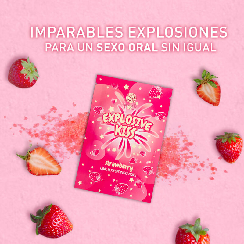 SECRETPLAY - CARAMELLE ESPLOSIVE ALLA FRAGOLA – Per il sesso orale – foto 5