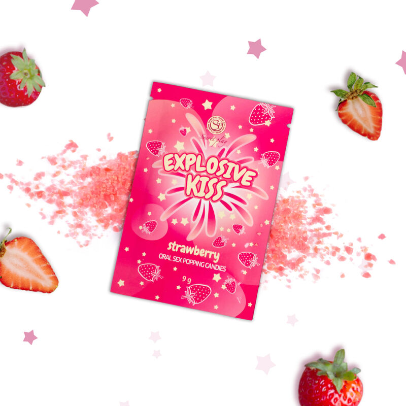 SECRETPLAY - CARAMELLE ESPLOSIVE ALLA FRAGOLA – Per il sesso orale – foto 4