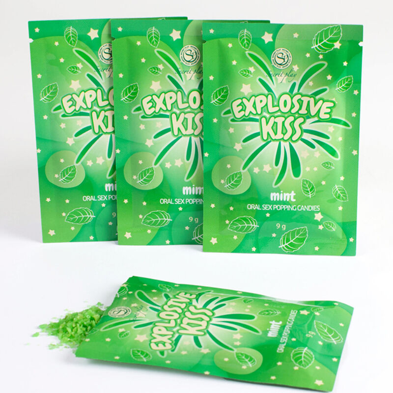 SECRETPLAY - CARAMELLE ESPLOSIVE ALLA MENTA – Per il sesso orale – foto 3