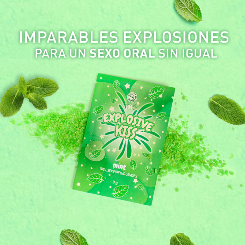 SECRETPLAY - CARAMELLE ESPLOSIVE ALLA MENTA – Per il sesso orale – foto 5