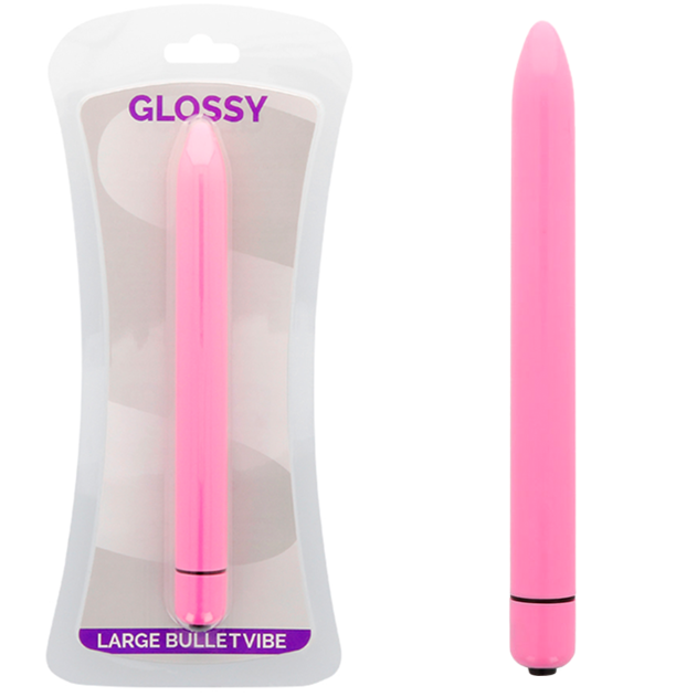GLOSSY - VIBRATORE SLIM DEEP ROSE – Mini vibratori