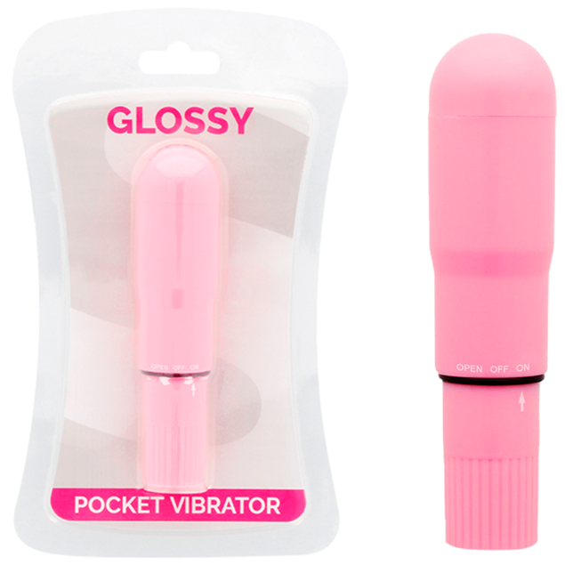 GLOSSY - VIBRATORE TASCABILE ROSA – Mini vibratori