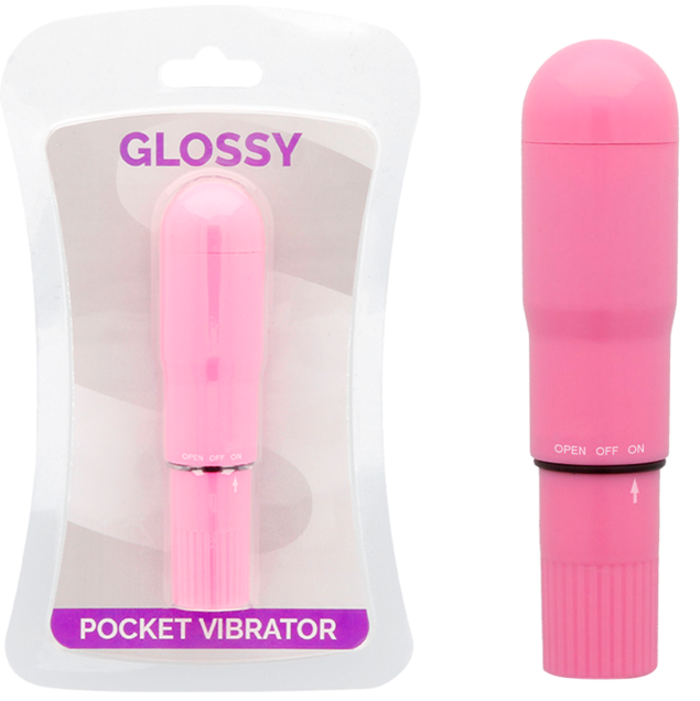 GLOSSY - VIBRATORE TASCABILE DEEP ROSE – Mini vibratori