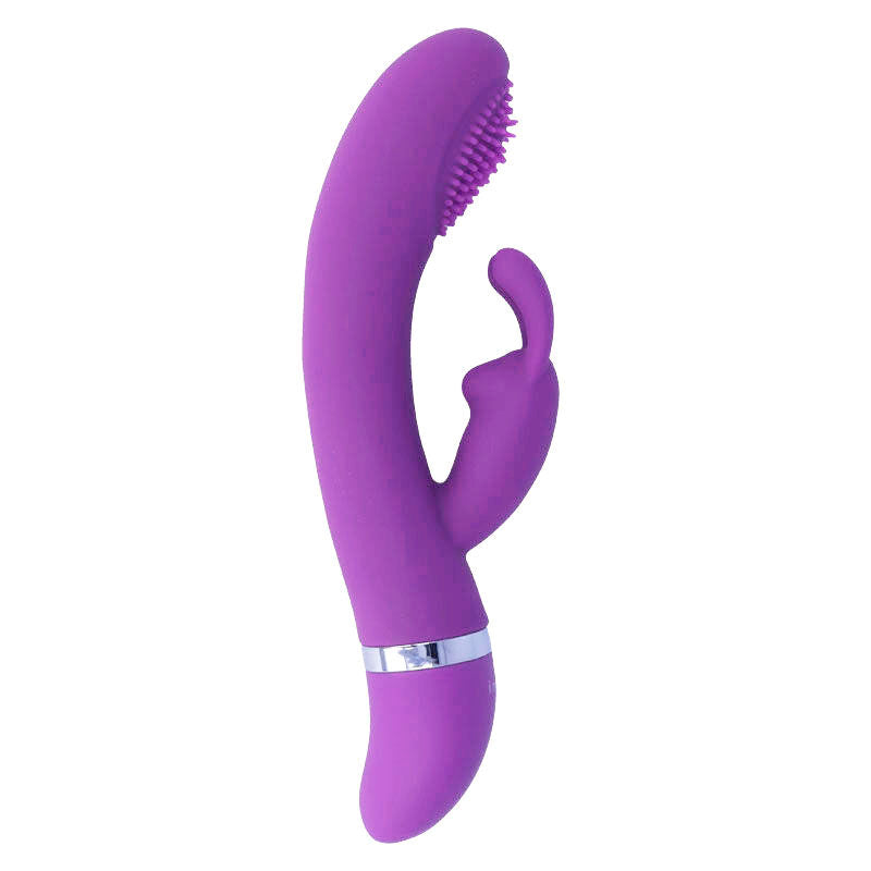 INTENSE - VIBRATORE OSCILLANTE IN SILICONE RABBIT LILLA SUSY – Vibratori di coniglio – foto 5