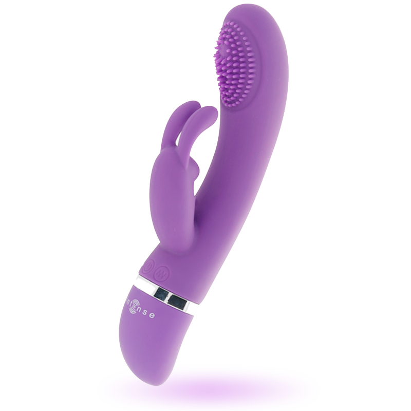 INTENSE - VIBRATORE OSCILLANTE IN SILICONE RABBIT LILLA SUSY – Vibratori di coniglio – foto 3