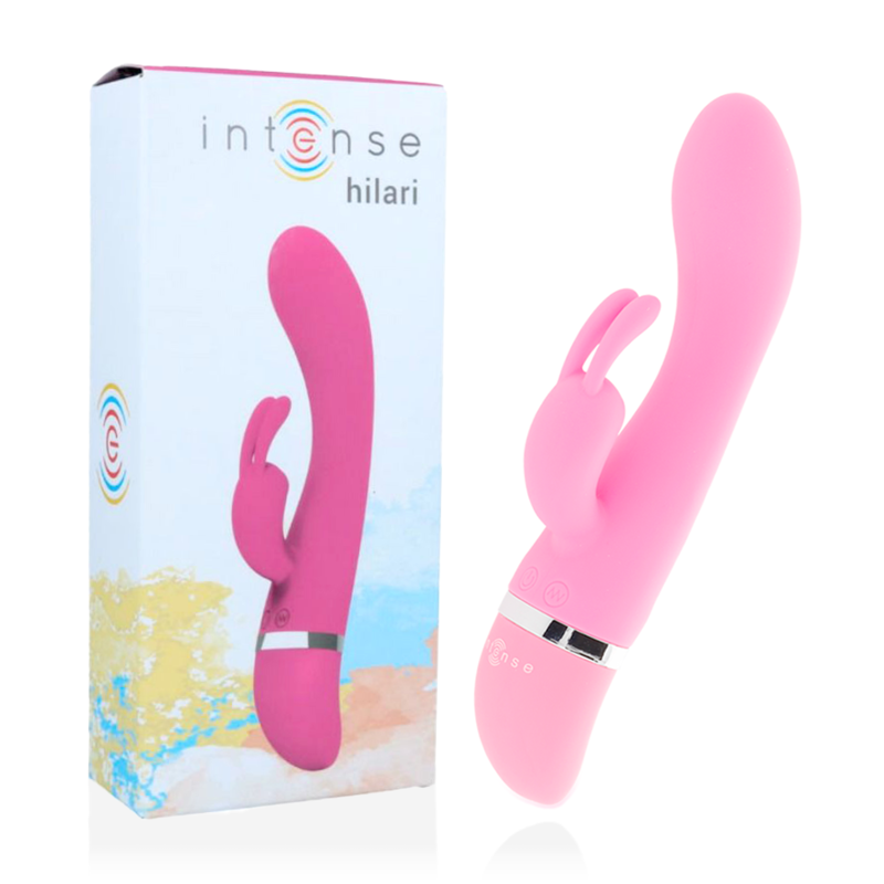 INTENSE - VIBRATORE LUXE IN SILICIO ROSA HILARI INTENSE – Vibratori di coniglio – foto 2