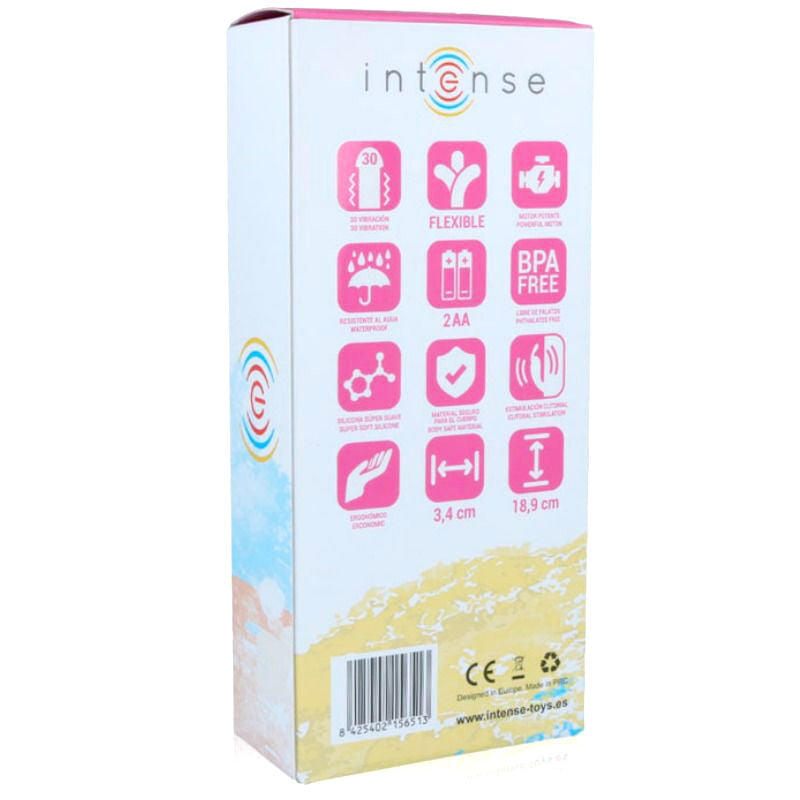 INTENSE - VIBRATORE LUXE IN SILICIO ROSA HILARI INTENSE – Vibratori di coniglio – foto 4