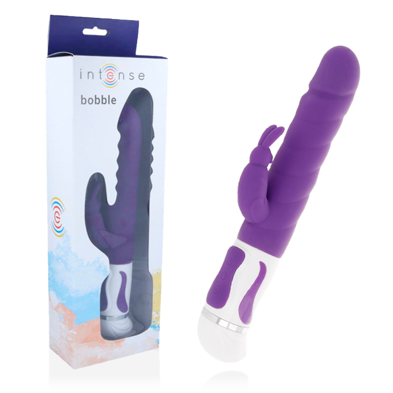 INTENSE - BOBBLE VIBRATORE ROTORE LILLA IN SILICONE – Rotatori vibranti – foto 2