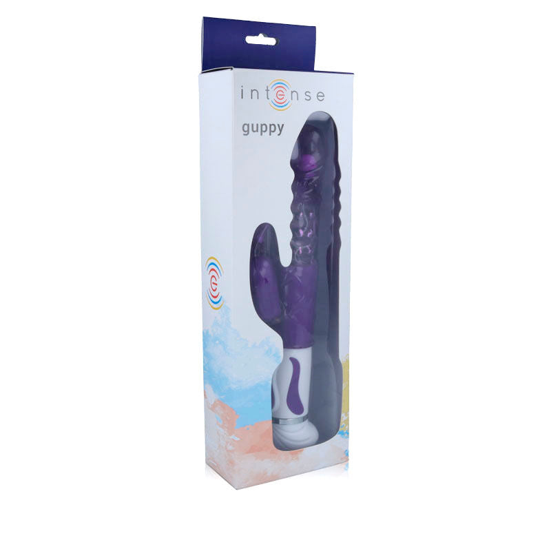 INTENSE - VIBRATORE ROTANTE GUPPY LILLA – Vibratori di coniglio – foto 5